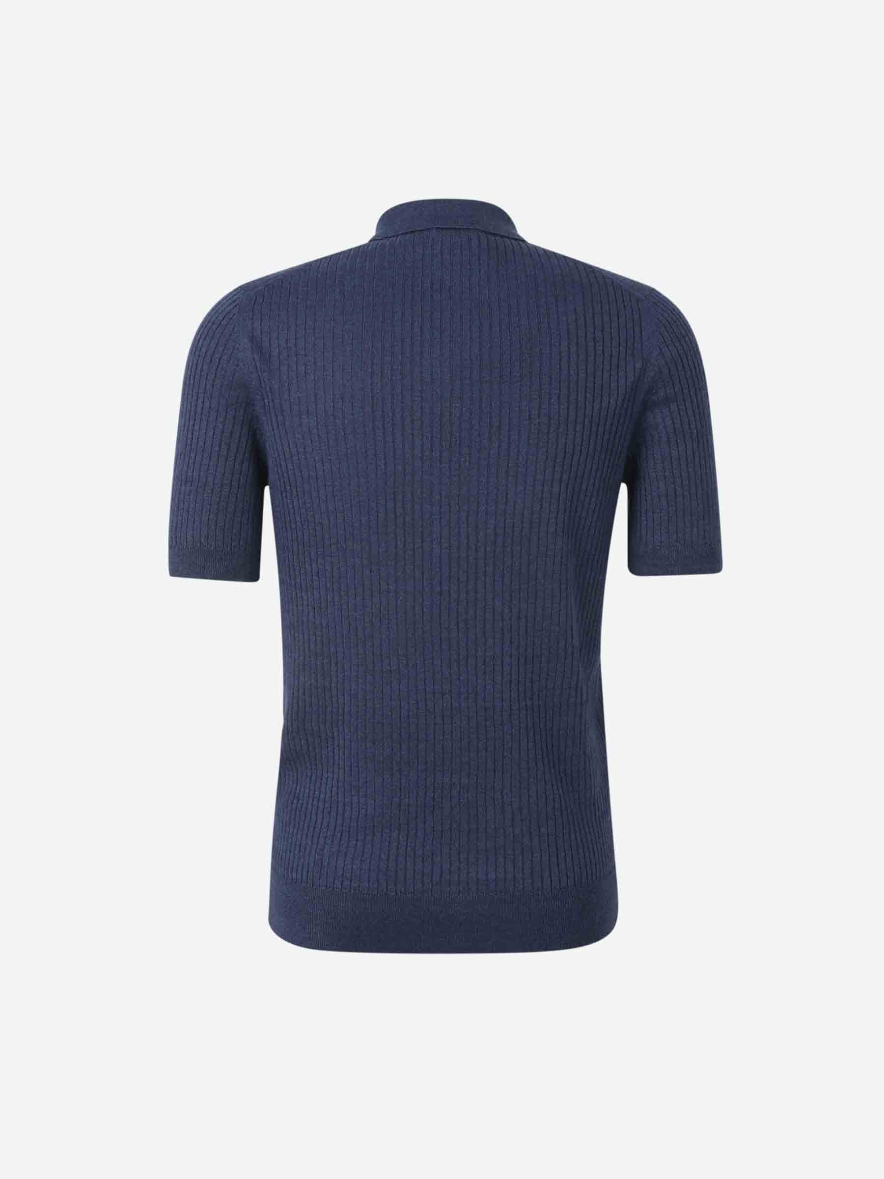 Santa Eulalia Hombre Barcelona Polo Punto Lino color Azul Cobalto sku 552-001594 01 - Foto 2