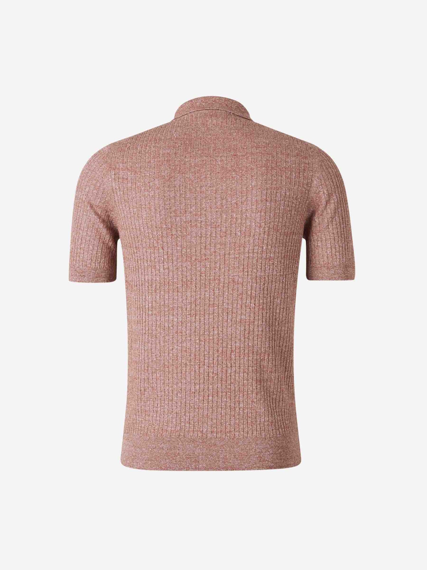 Santa Eulalia Hombre Barcelona Polo Punto Lino color Terracota sku 552-001594 02 - Foto 2
