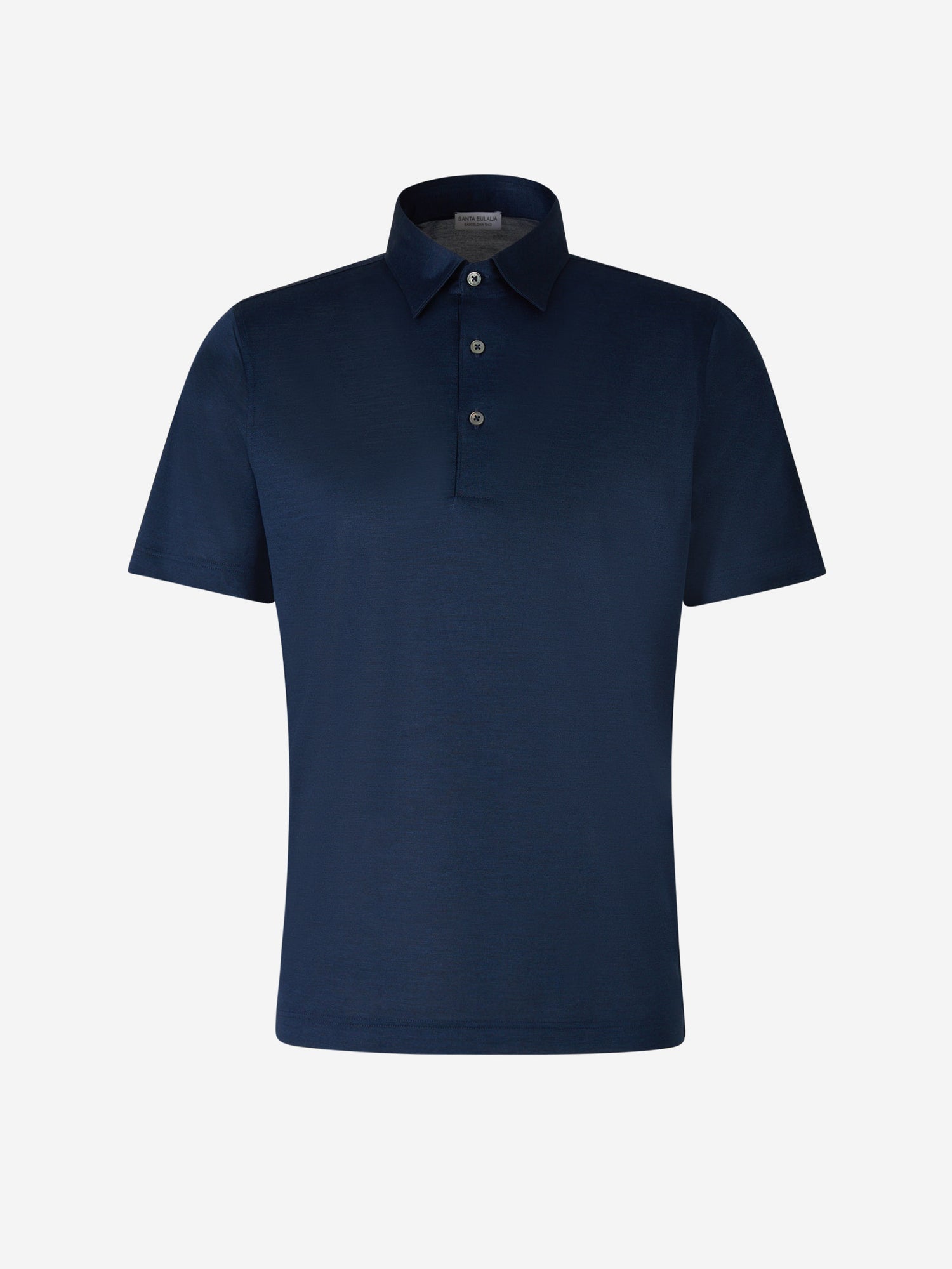 Outlet online Santa Eulalia Hombre Polo Liso Seda color Azul Denim Oscuro sku 552-001597 01 - Foto 1