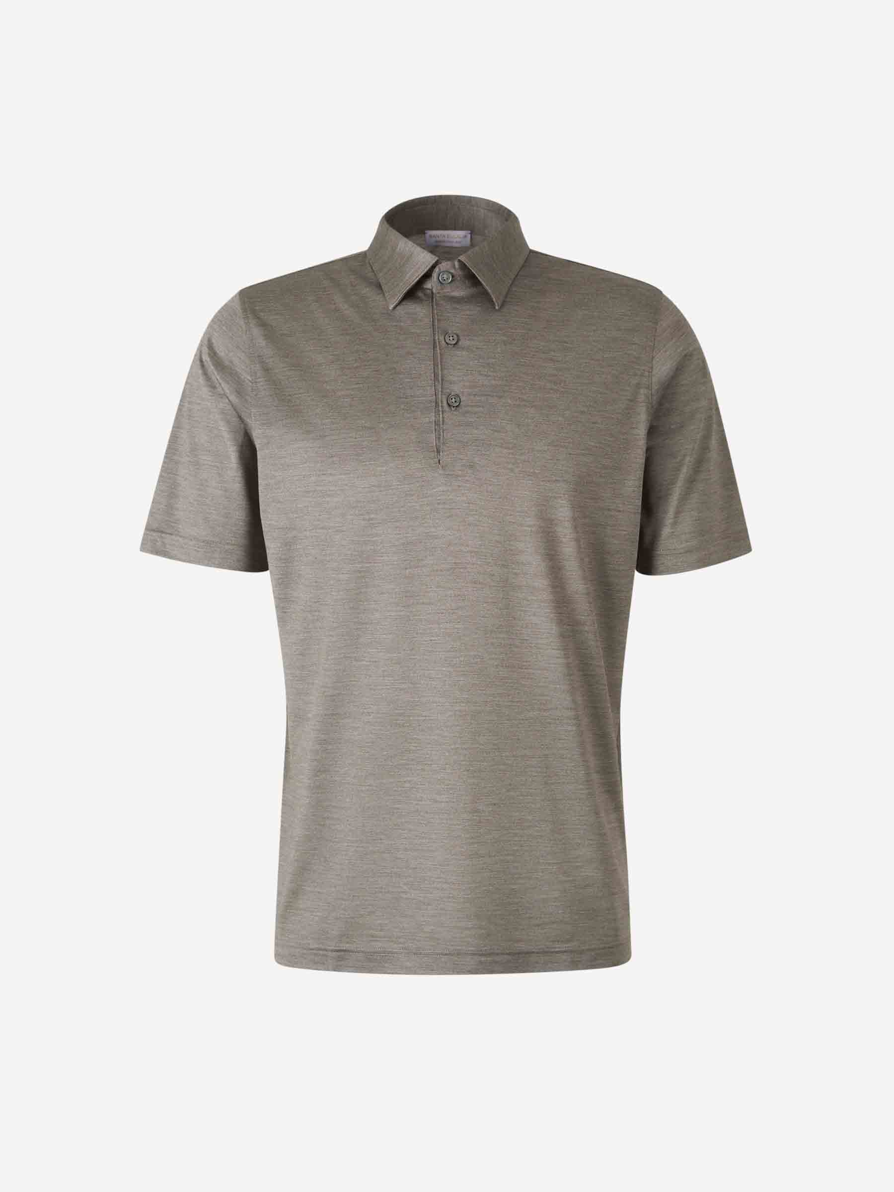 Outlet online Santa Eulalia Hombre Polo Liso Seda color Gris Piedra sku 552-001597 02 - Foto 1
