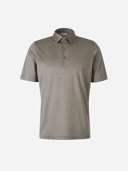 Outlet online Santa Eulalia Hombre Polo Liso Seda color Gris Piedra sku 552-001597 02 - Foto 1