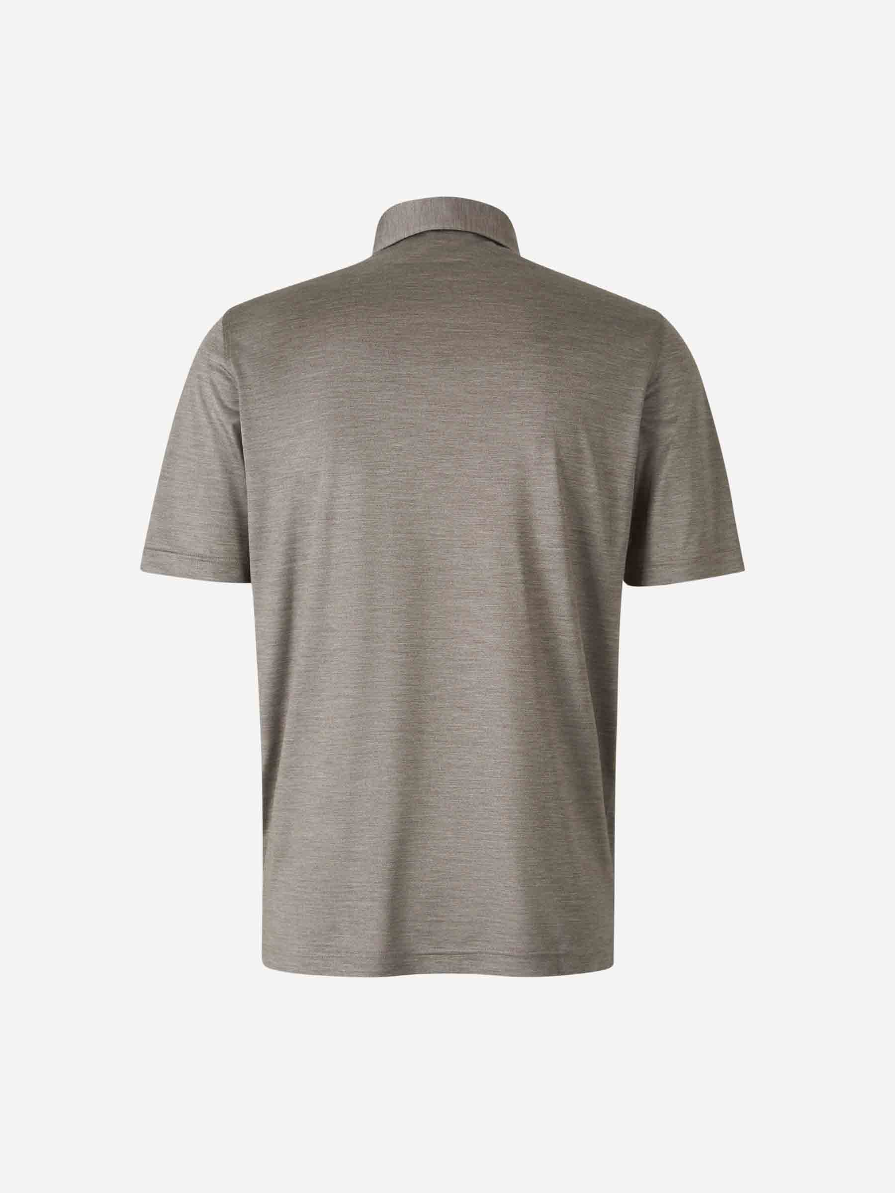 Outlet online Santa Eulalia Hombre Polo Liso Seda color Gris Piedra sku 552-001597 02 - Foto 2