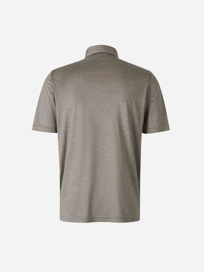 Outlet online Santa Eulalia Hombre Polo Liso Seda color Gris Piedra sku 552-001597 02 - Foto 2