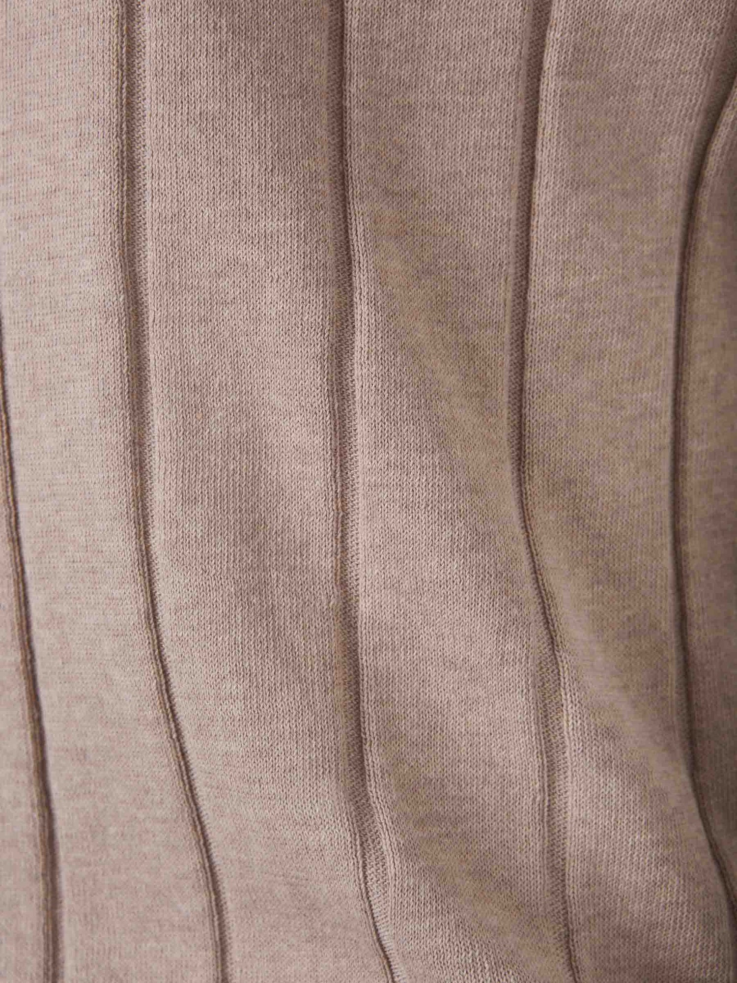 Gran Sasso Hombre Barcelona Polo Abierto Acanalado color Camel sku 552-001598 01 - Foto 4
