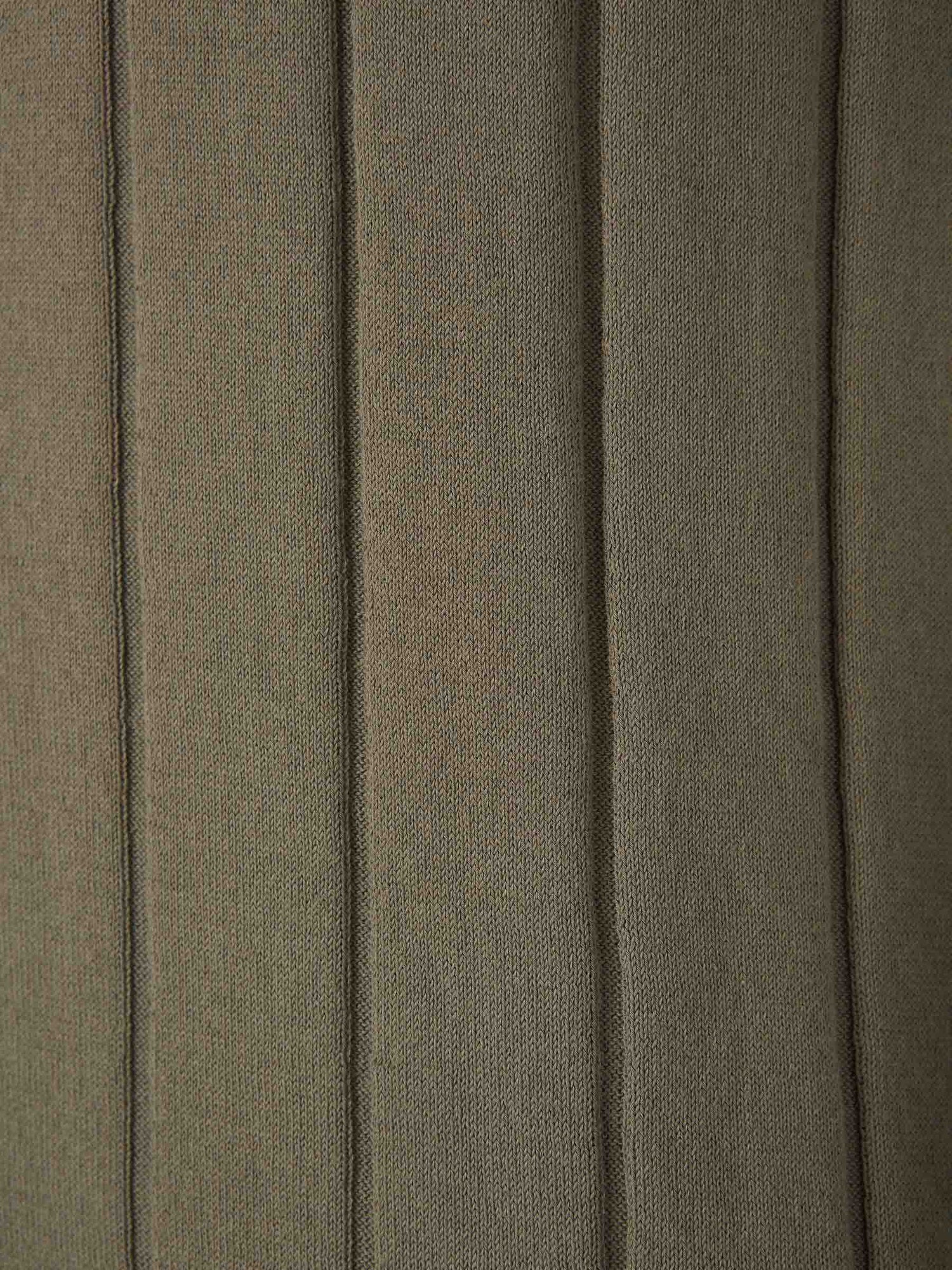 Outlet online Gran Sasso Hombre Polo Abierto Acanalado color Verde Militar sku 552-001598 02 - Foto 4