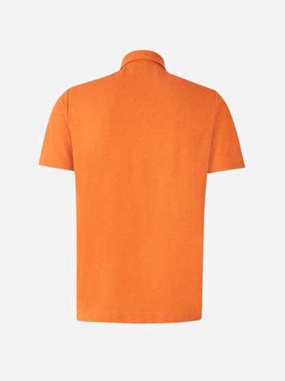 Outlet online Zanone Hombre Polo Liso Algodón color Naranja sku 552-001601 06 - Foto 2