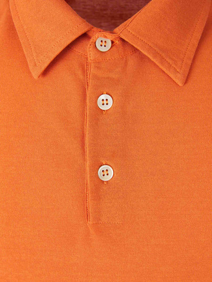 Outlet online Zanone Hombre Polo Liso Algodón color Naranja sku 552-001601 06 - Foto 3