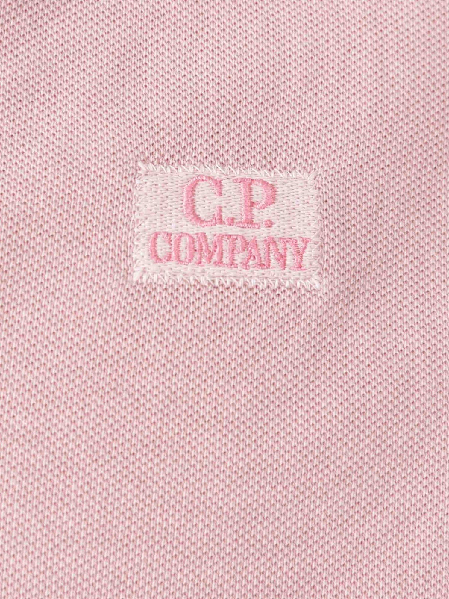 Outlet online C.P. Company Hombre Polo Logo Bordado color Rosa Palo sku 552-001602 01 - Foto 3