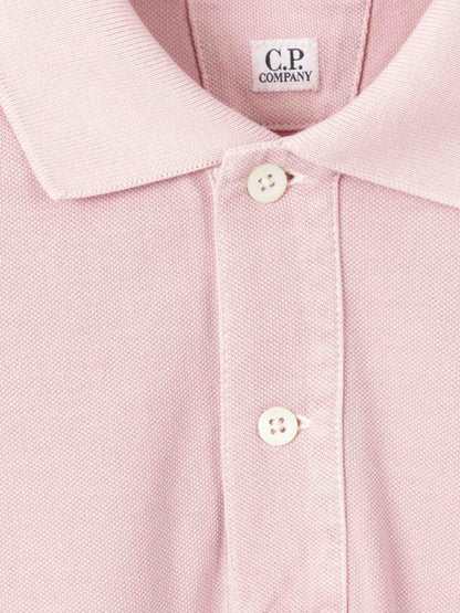 Outlet online C.P. Company Hombre Polo Logo Bordado color Rosa Palo sku 552-001602 01 - Foto 4