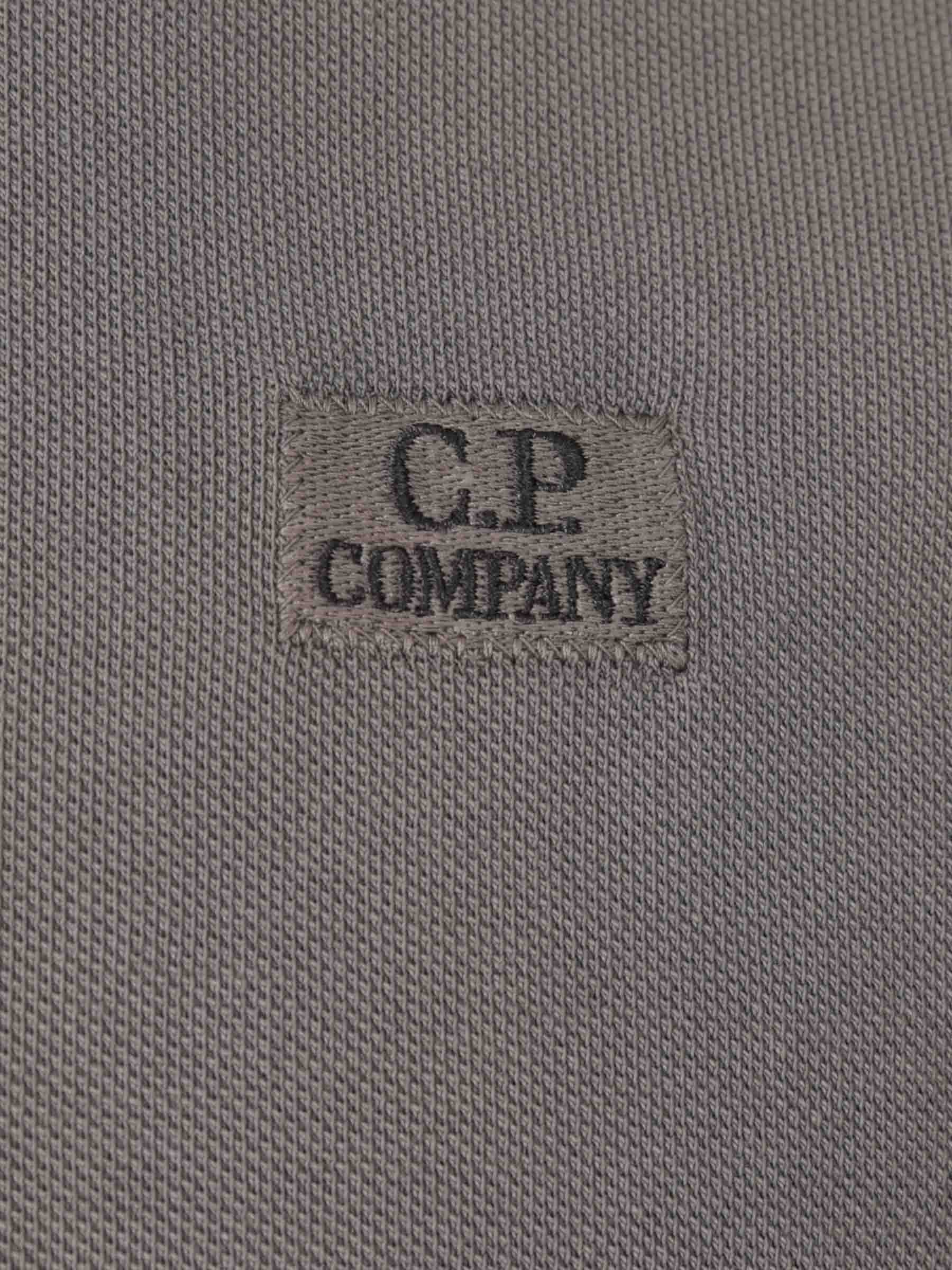 Outlet online C.P. Company Hombre Polo Logo Bordado color Gris Antracita sku 552-001602 03 - Foto 3