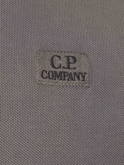 Outlet online C.P. Company Hombre Polo Logo Bordado color Gris Antracita sku 552-001602 03 - Foto 3