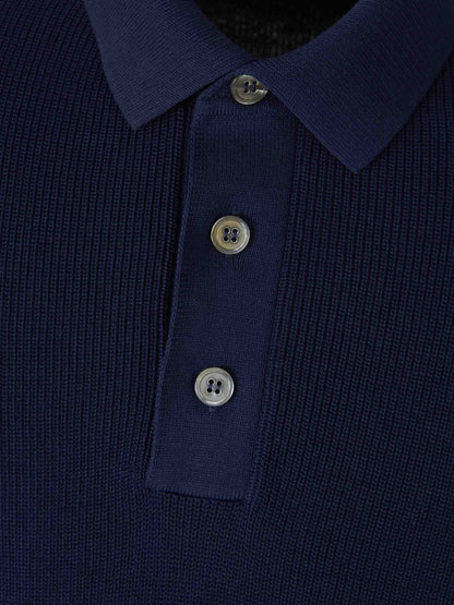 Outlet online Santa Eulalia Hombre Polo Punto Algodón color Azul Marino sku 552-001603 02 - Foto 3