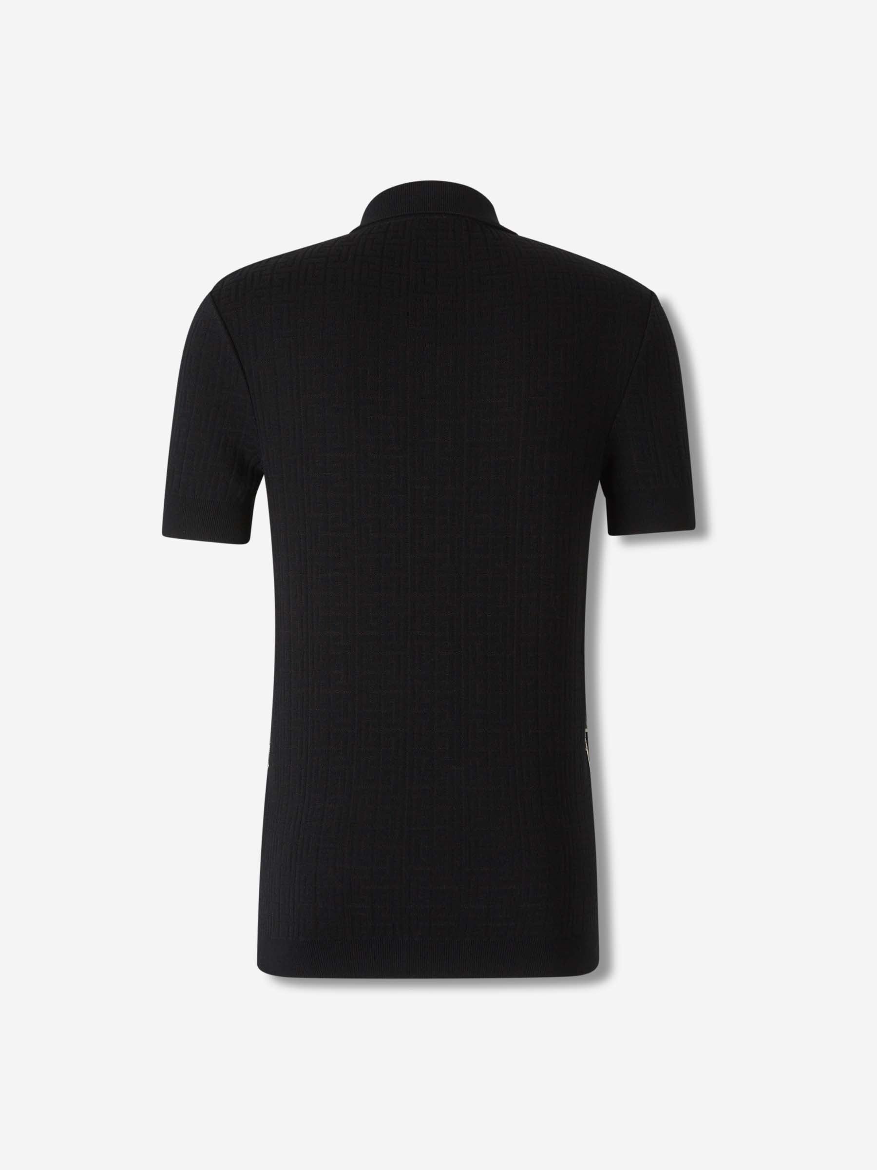 Outlet online Balmain Hombre Polo Monograma color Blanco Y Negro sku 552-001620 01 - Foto 2