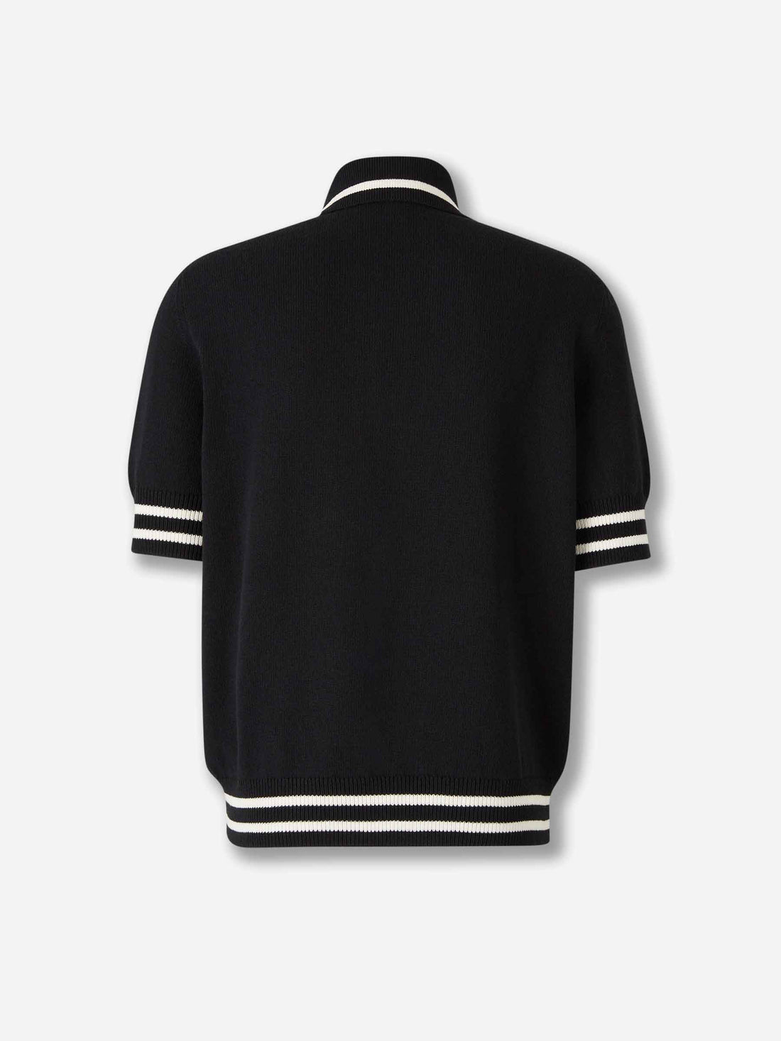 Outlet online Balmain Hombre Polo Punto Logo color Negro sku 552-001622 01 - Foto 2