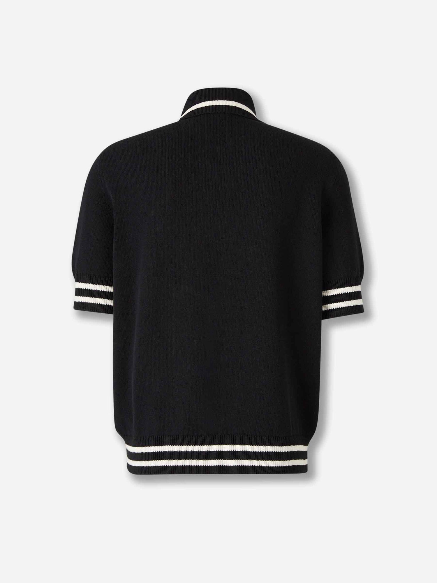 Outlet online Balmain Hombre Polo Punto Logo color Negro sku 552-001622 01 - Foto 2