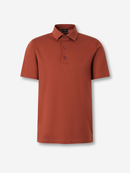 Outlet online Brioni Hombre Polo Jersey Cachemira color Terracota sku 552-001623 01 - Foto 1