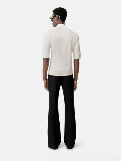 Outlet online Amiri Hombre Polo Spirit Logo color Blanco sku 552-001632 01 - Foto 2