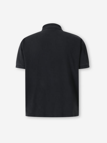 Outlet online Balenciaga Hombre Polo Manga Corta color Azul Noche sku 552-001645 01 - Foto 2