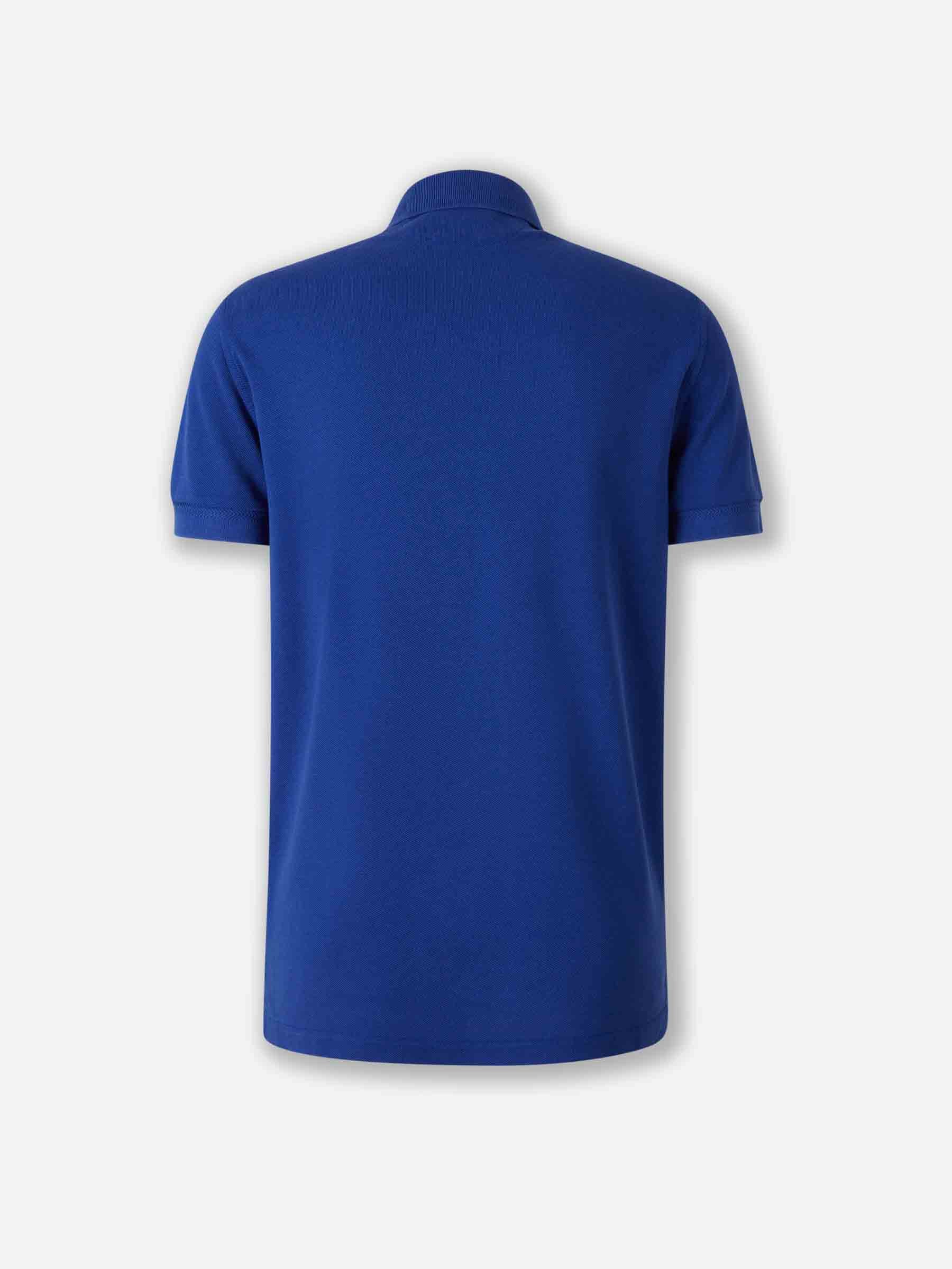 Outlet online Tom Ford Hombre Polo Liso Algodón color Azul Cobalto sku 552-001662 04 - Foto 2