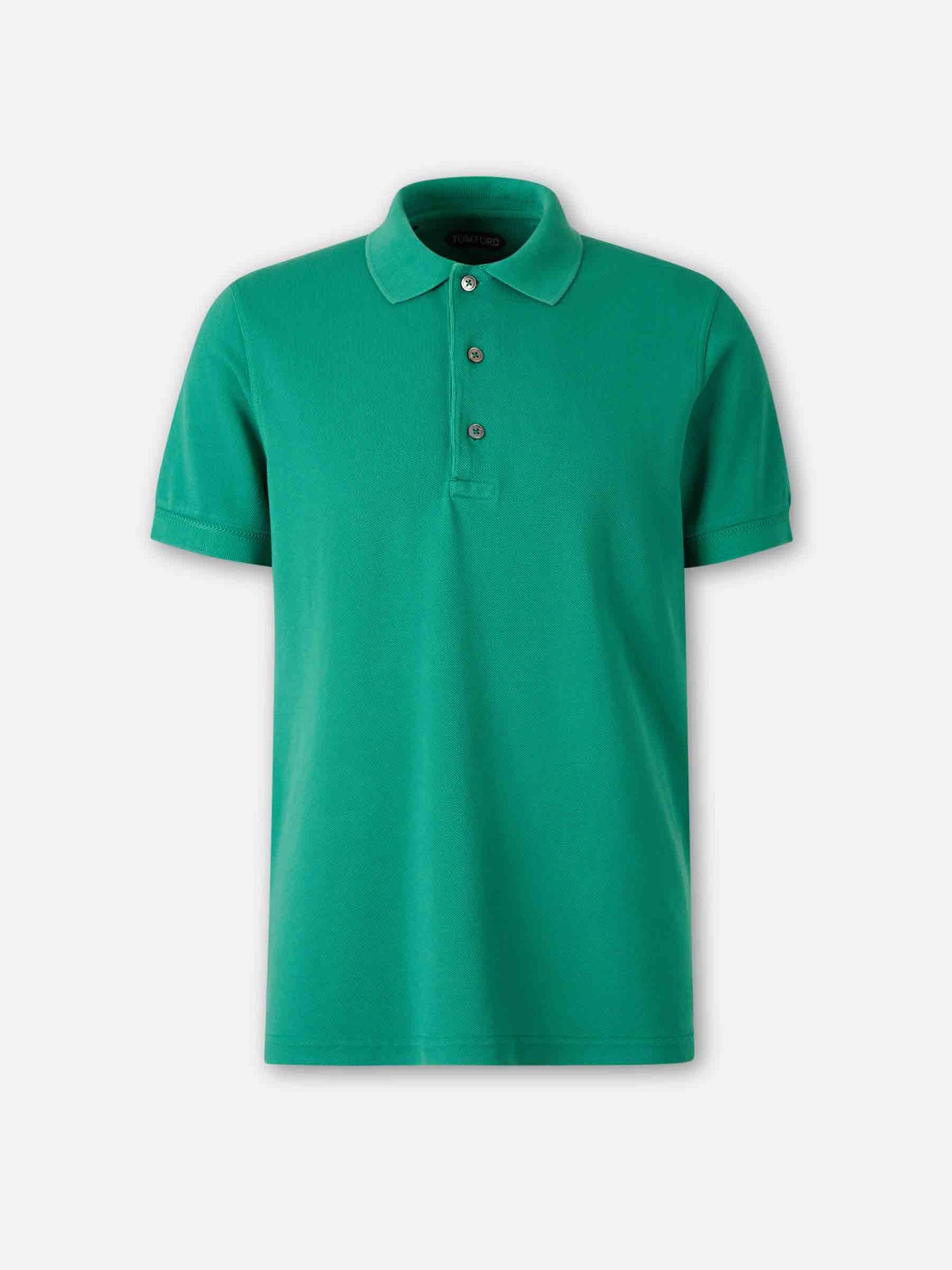 Outlet online Tom Ford Hombre Polo Liso Algodón color Verde sku 552-001662 05 - Foto 1