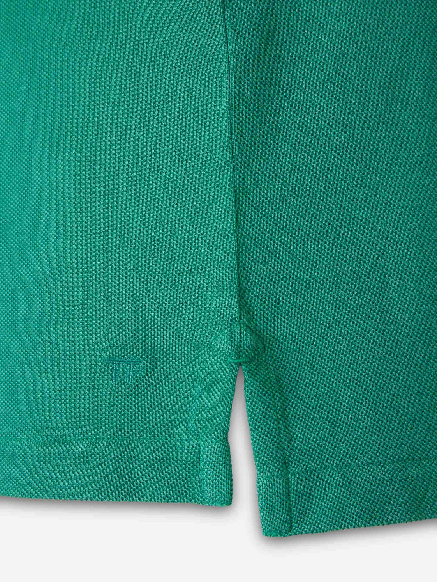 Outlet online Tom Ford Hombre Polo Liso Algodón color Verde sku 552-001662 05 - Foto 4