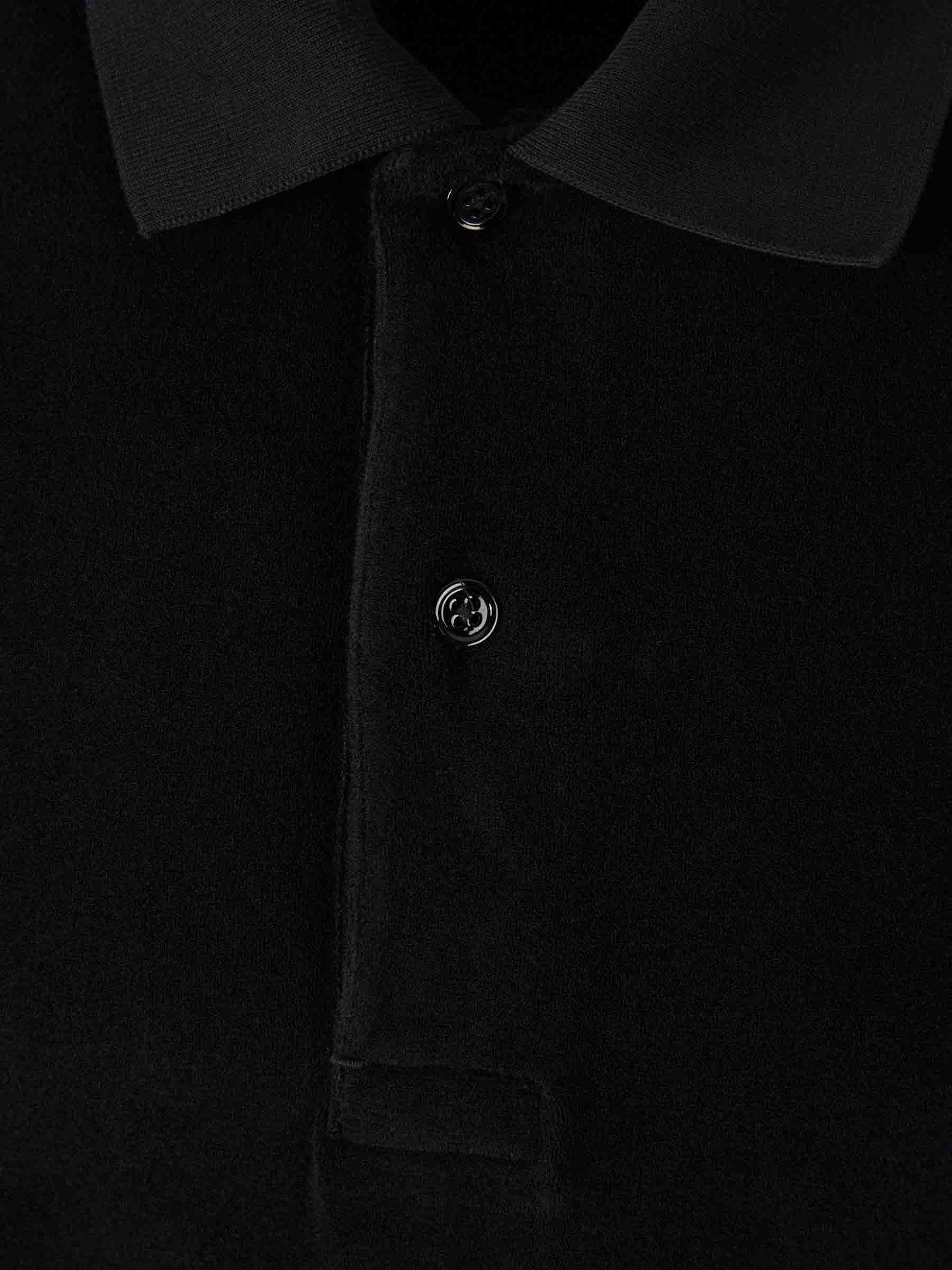 Outlet online Tom Ford Hombre Polo Manga Corta color Negro sku 552-001663 02 - Foto 3
