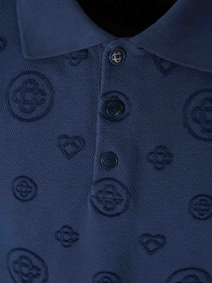 Casablanca Hombre Barcelona Polo Monograma color Azul Marino sku 552-001677 01 - Foto 3
