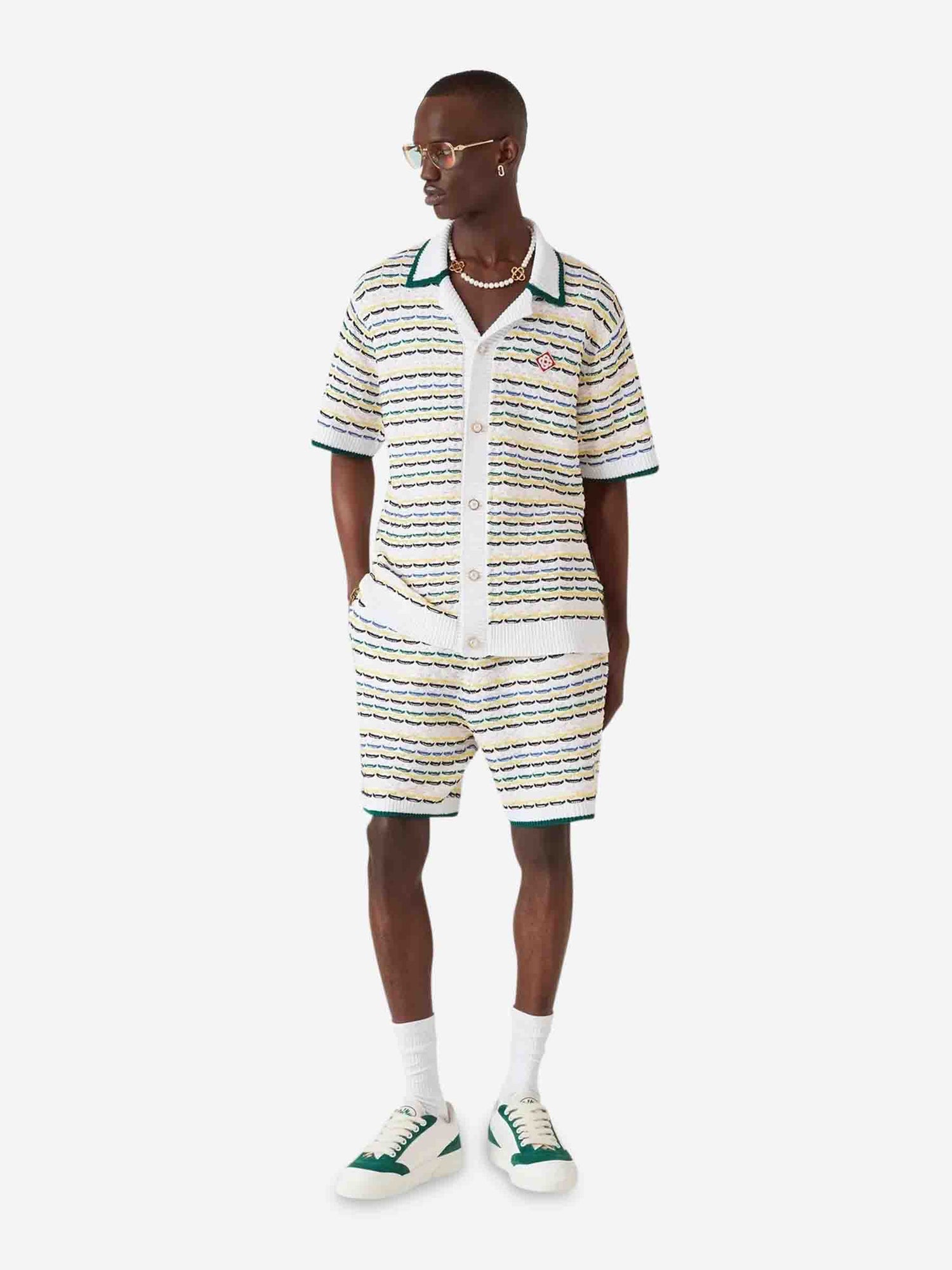 Outlet online Casablanca Hombre Polo Punto Calado color Multicolor sku 552-001679 01 - Foto 2