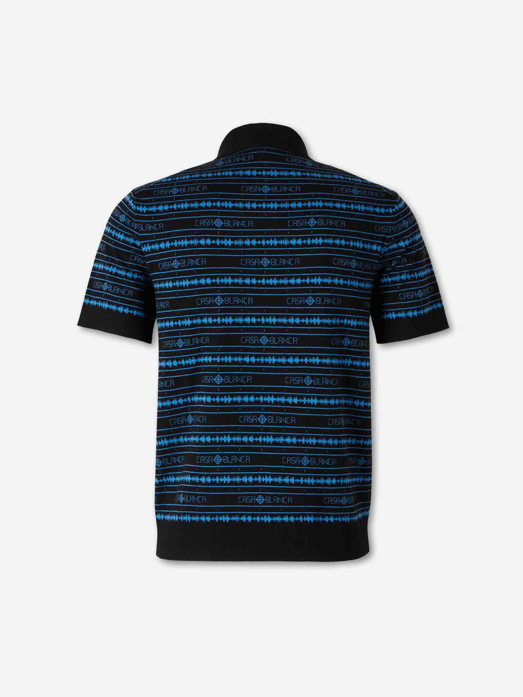 Outlet online Casablanca Hombre Polo Manga Corta color Negro sku 552-001681 01 - Foto 2
