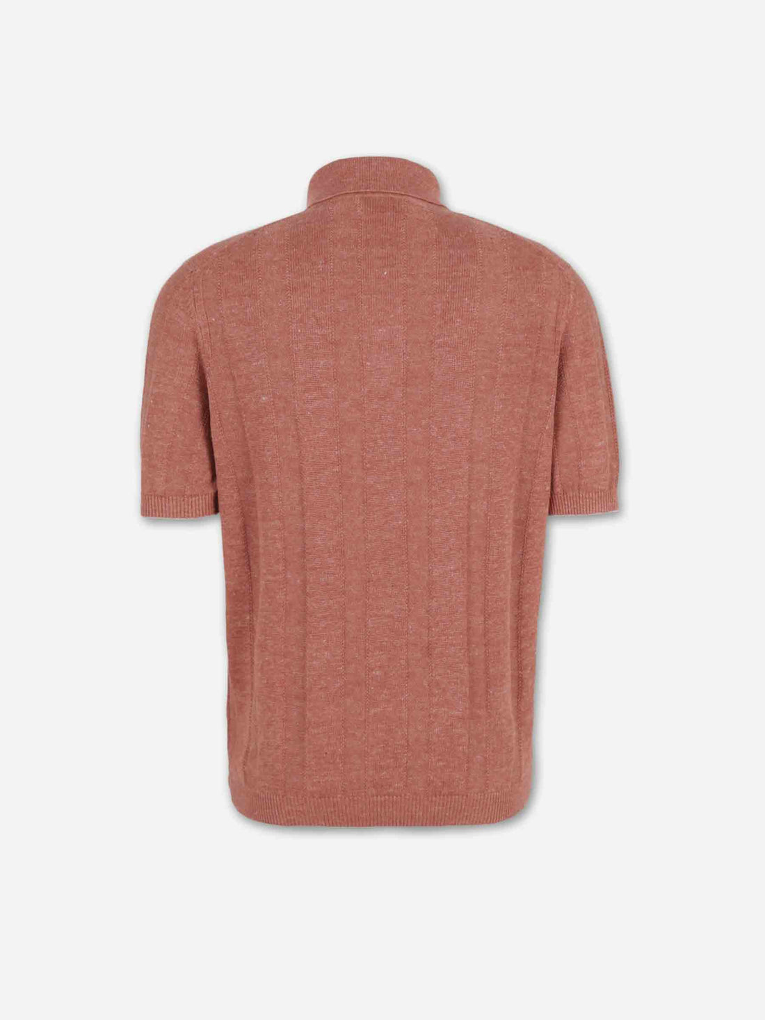 Brunello Cucinelli Hombre Barcelona Polo Punto Lino color Terracota sku 552-001684 01 - Foto 2