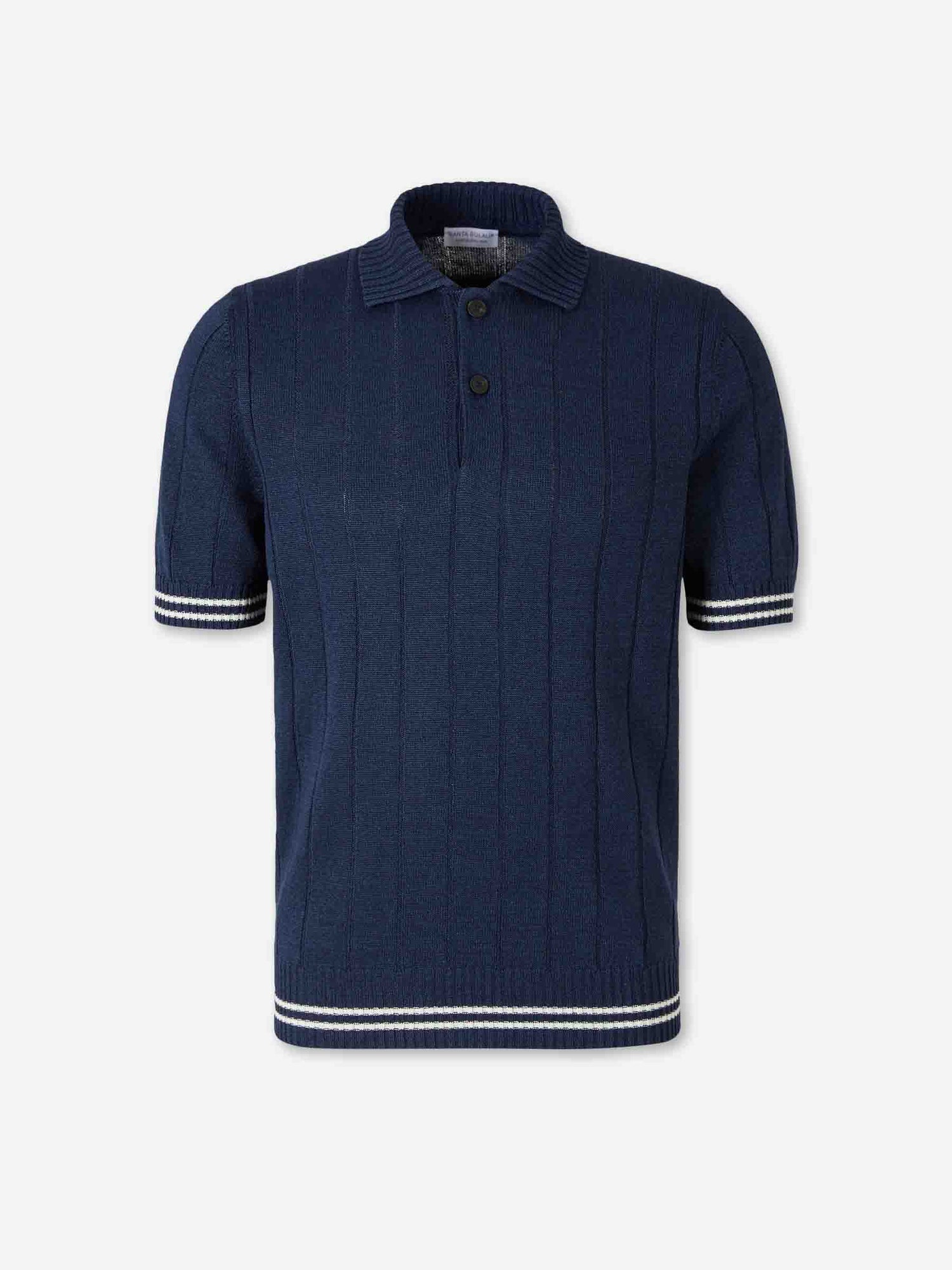 Outlet online Santa Eulalia Hombre Polo Punto Lino color Azul Marino sku 552-001695 01 - Foto 1