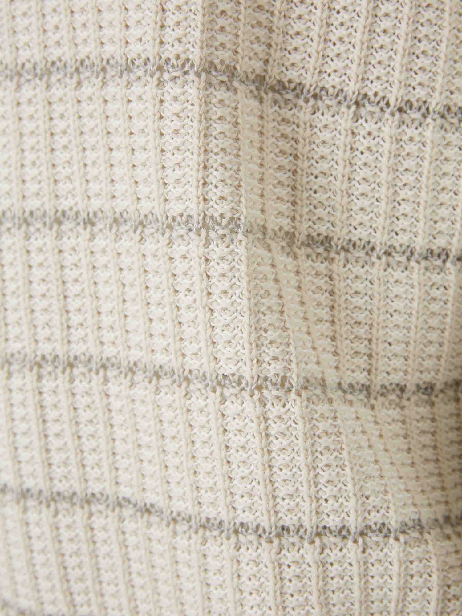 Brioni Hombre Barcelona Polo Punto Listado color Marfil sku 552-001706 01 - Foto 4