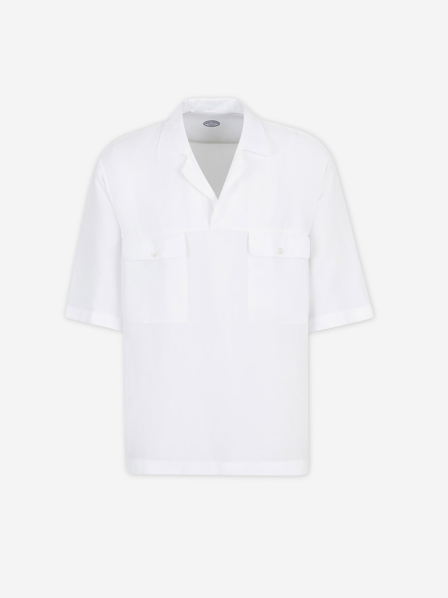 Outlet online Vincenzo di Ruggiero Hombre Camisa Casual Manga Corta color Blanco sku 552-001707 01 - Foto 1