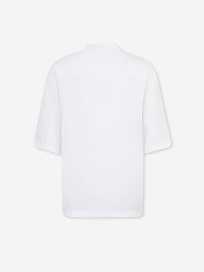 Outlet online Vincenzo di Ruggiero Hombre Camisa Casual Manga Corta color Blanco sku 552-001707 01 - Foto 2
