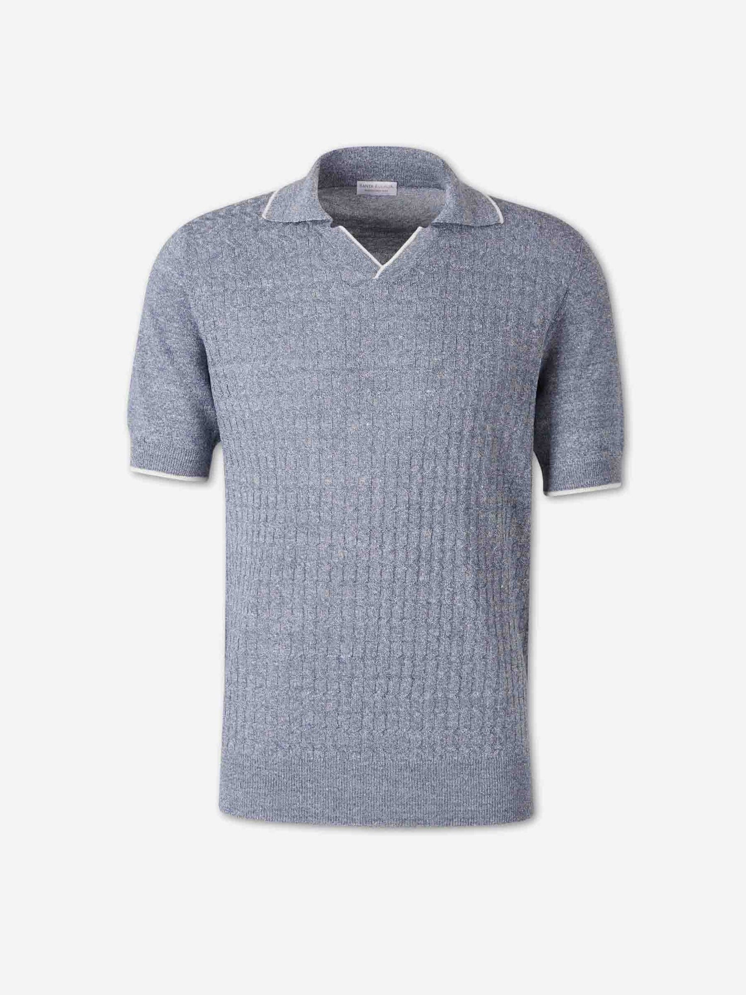 Santa Eulalia Hombre Barcelona Jersey Fino Manga Corta color Azul sku 552-001715 02 - Foto 1