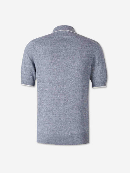 Santa Eulalia Hombre Barcelona Jersey Fino Manga Corta color Azul sku 552-001715 02 - Foto 2