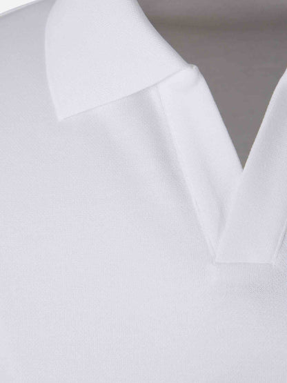Herno Hombre Barcelona Polo Punto color Blanco sku 552-001728 01 - Foto 3