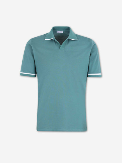 Santa Eulalia Hombre Barcelona Polo algodón color Verde Turquesa sku 552-001729 01 - Foto 1