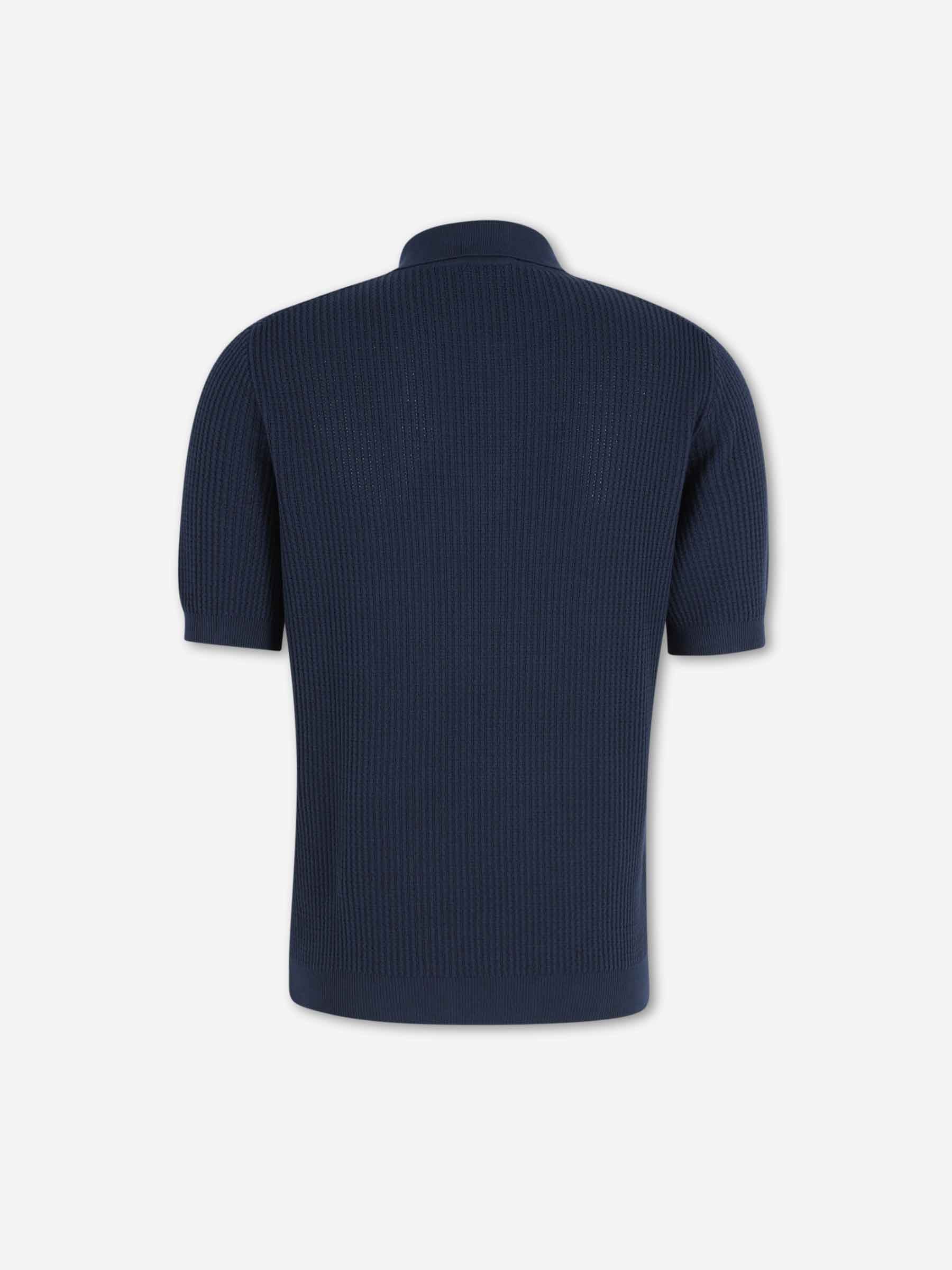 Santa Eulalia Hombre Barcelona Polo Punto Canalé color Azul Marino sku 552-001730 02 - Foto 2