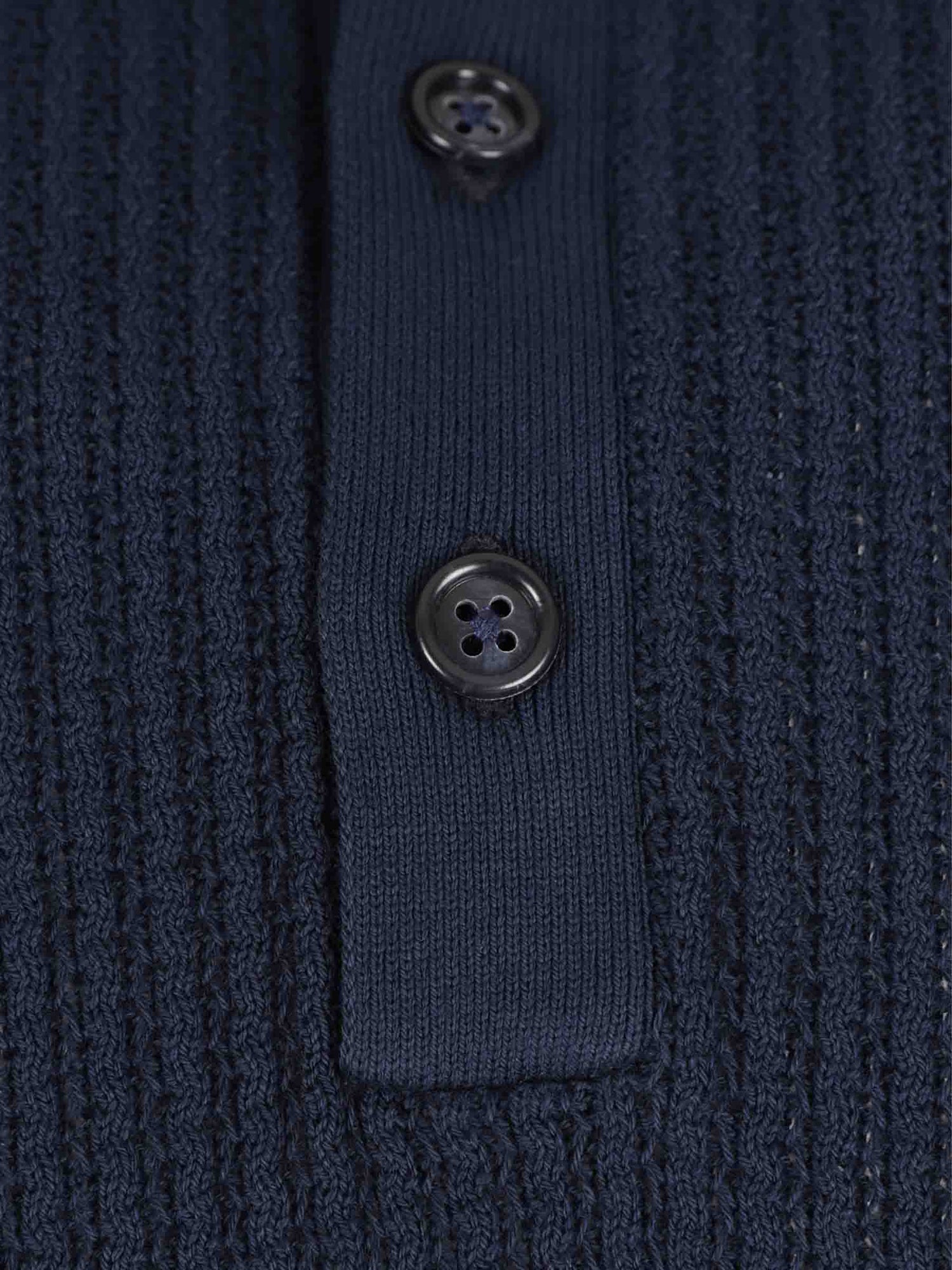 Santa Eulalia Hombre Barcelona Polo Punto Canalé color Azul Marino sku 552-001730 02 - Foto 4