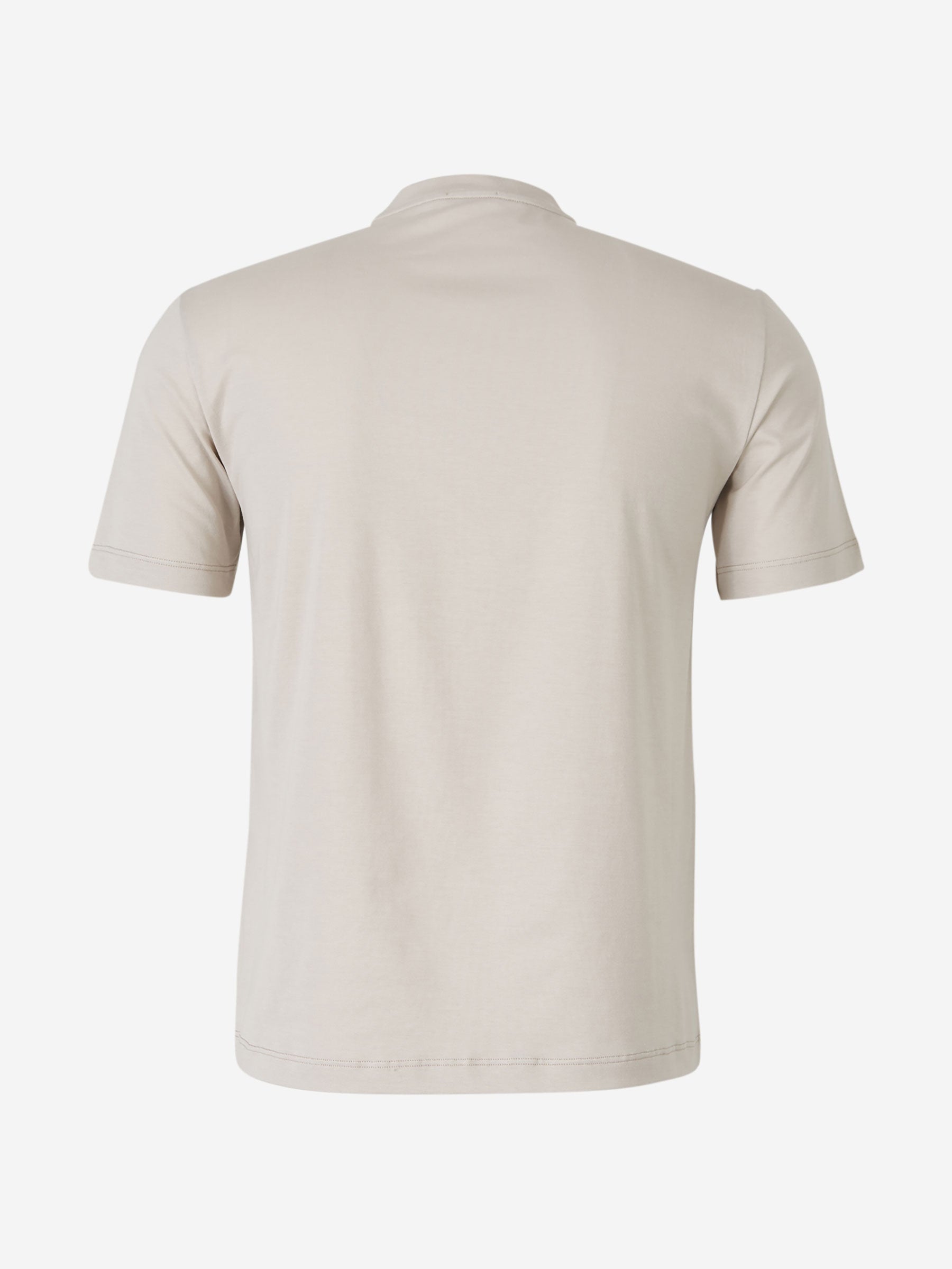 Outlet online Santa Eulalia Hombre Camiseta Lisa Algodón color Crema sku 553-002536 01 - Foto 2