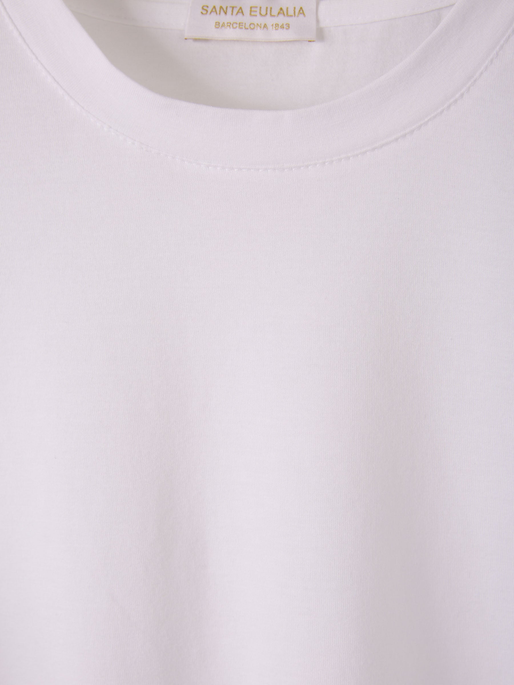 Outlet online Santa Eulalia Hombre Camiseta Lisa Algodón color Melocoton sku 553-002536 11 - Foto 6
