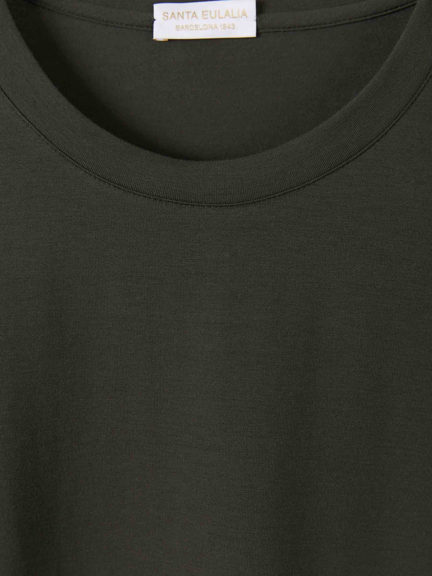 Outlet online Santa Eulalia Hombre Camiseta Lisa Algodón color Melocoton sku 553-002536 11 - Foto 9
