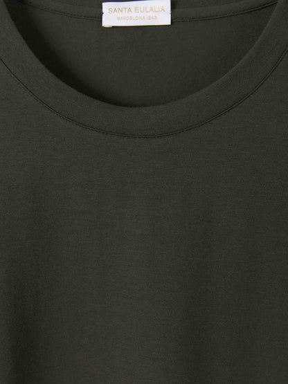 Outlet online Santa Eulalia Hombre Camiseta Lisa Algodón color Melocoton sku 553-002536 11 - Foto 9