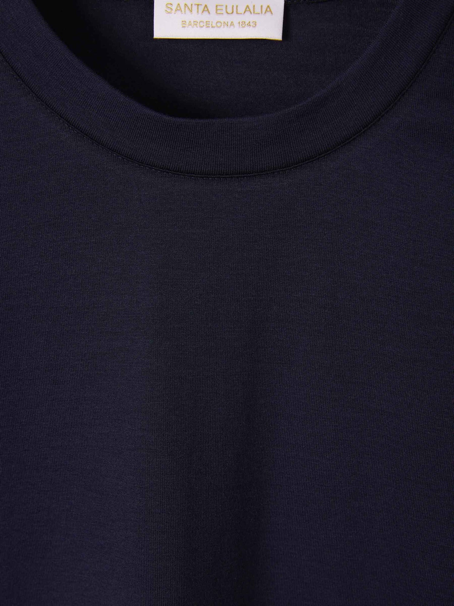 Outlet online Santa Eulalia Hombre Camiseta Lisa Algodón color Crema sku 553-002536 01 - Foto 20