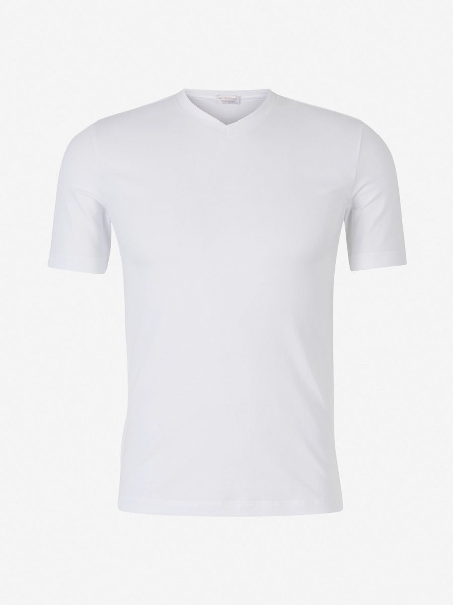 Outlet online Santa Eulalia Hombre Camiseta Lisa Algodón color Negro sku 553-002537 02 - Foto 1
