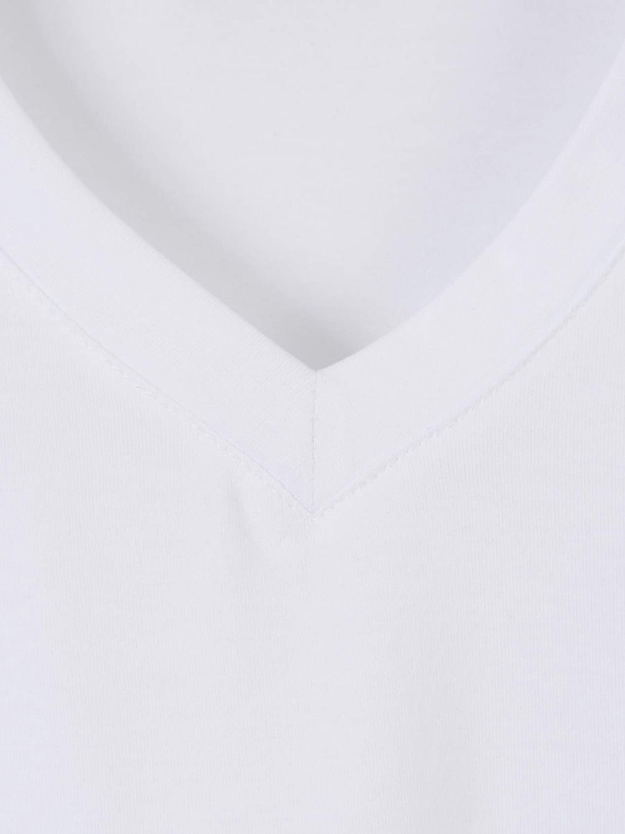 Outlet online Santa Eulalia Hombre Camiseta Lisa Algodón color Negro sku 553-002537 02 - Foto 3