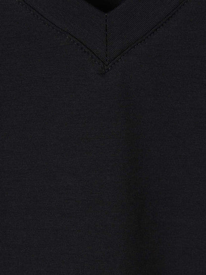 Outlet online Santa Eulalia Hombre Camiseta Lisa Algodón color Negro sku 553-002537 02 - Foto 6