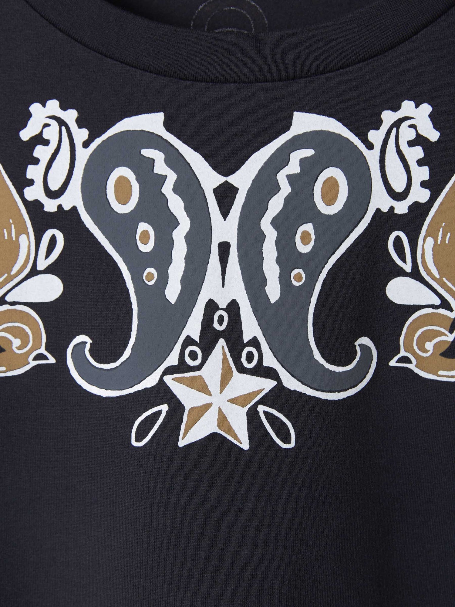 Outlet online Etro Hombre Camiseta Tattoo Paisley color Negro sku 553-002789 01 - Foto 5