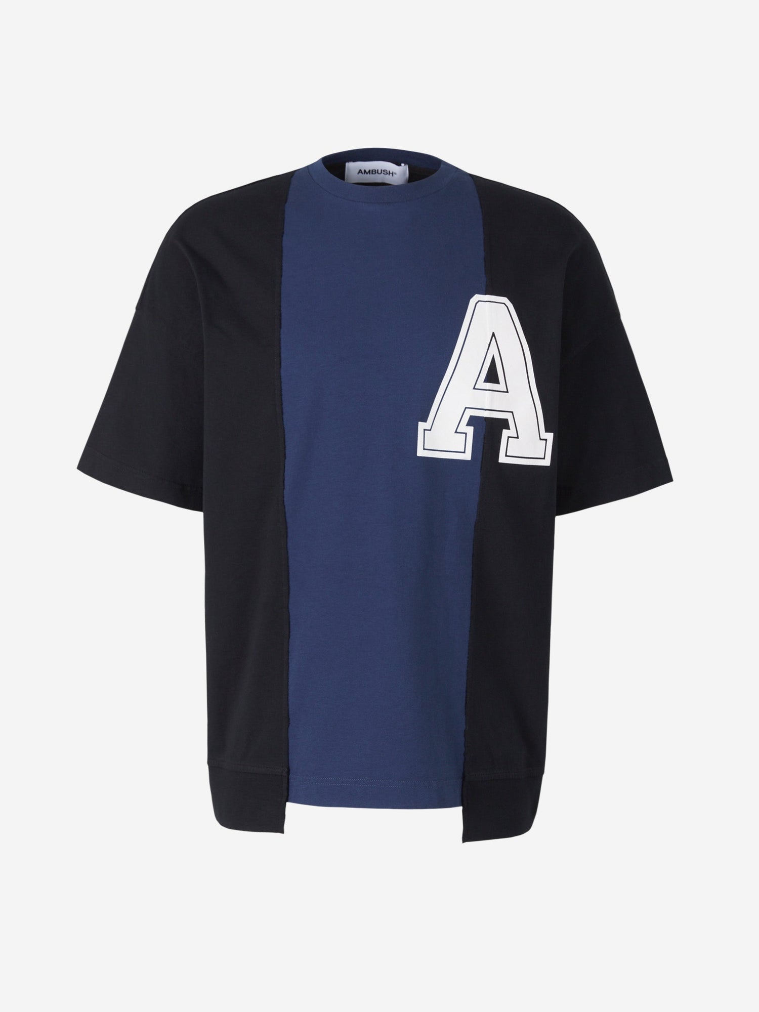 Outlet online Ambush Hombre Camiseta Varsity Paneles color Negro sku 553-002844 01 - Foto 1
